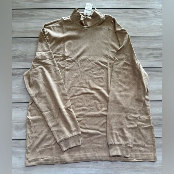 Club Room Mockneck Hang Beige XXL NWT IN PACKAGE - Picture 2 of 7